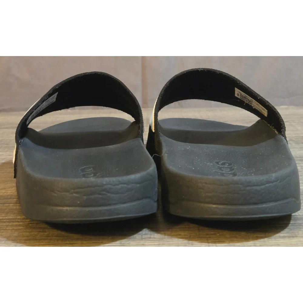 Adidas Adilette Shower Slide Sandals Youth Size 13K Black White